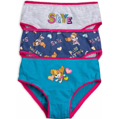 Dívčí kalhotky Paw Patrol Skye balení 3 ks