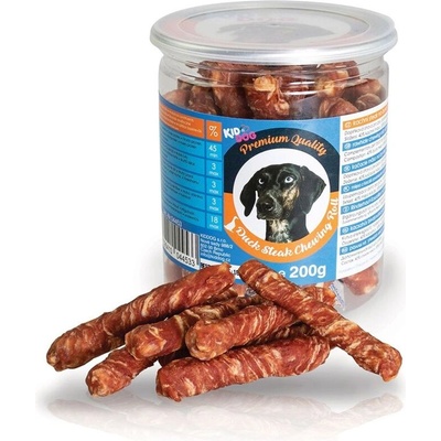 KIDDOG Premium Quality Патешки стек на бизонова пръчка кутия 200 г