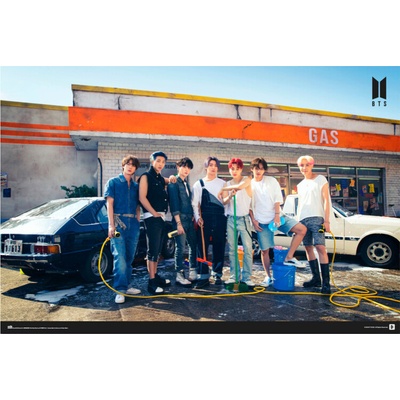 Plagát, Obraz - BTS - Gas Station, 91.5 × 61 cm