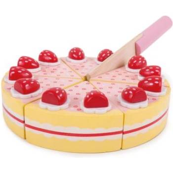 Bigjigs Toys - Дървена торта с ягоди (BJ374)