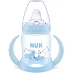 Nuk Бебешко шише NUK First Choice - Temperature Control, 150 ml, 6 м+, тюлен, син (10215436) - baby