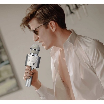 Jedinečný bluetooth karaoke mikrofón Deminas