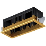 ELMARK Modena 3 МОДУЛНА КОНЗОЛА С РАМКА ЗА ВГР. БРОЗ (92mod3gr/br)