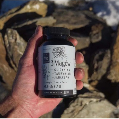 Traja mágovia synergia troch foriem horčíka magnézium 100 kapsúl