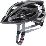 uvex air Wing - Lightweight bicycle helmet for men and women - individual size adjustment - grey-black - 52-57 cm - S413426 (S413426)