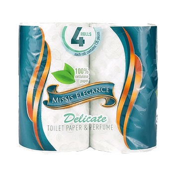 Image 1 of Missis Elegance - Тоалетна хартия Delicate 4бр (3800234422176)
