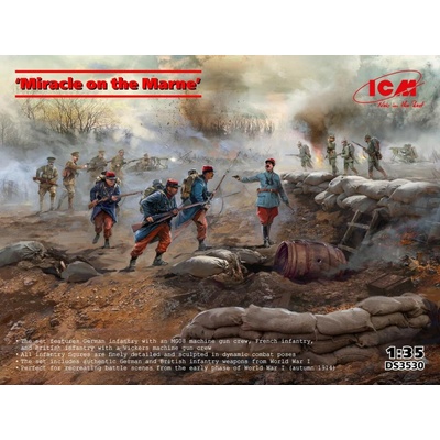 ICM 'Miracle on the Marne' 1914 DIORAMA SET 1:35