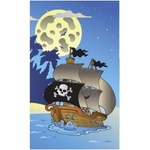 DIMEX ART Флизелинов фототапет пиратски кораб 150 x 250 см