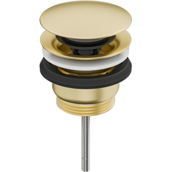 KLIK сифон за мивка Лори, универален в злато