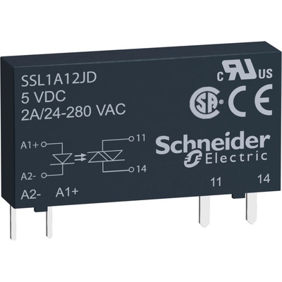 SCHNEIDER ELECTRIC SCHNEIDER 1fázové SSR 280 V AC 2 A 12 V DC SSL1A12JD
