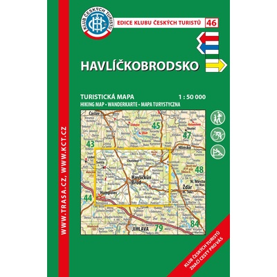 KČT 46 Havlíčkobrodsko 1:50 000