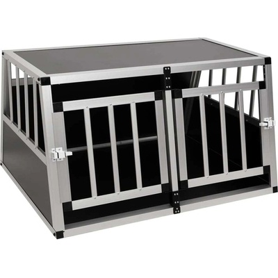 vidaXL Klec pro psy s dvěma dvířky 89 x 69 x 50 cm – Zboží Dáma