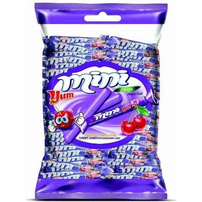 Tayas Mini Yum žvýkací bonbony s višňovou příchutí 700 g