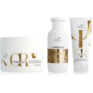 Wella Oil Reflections bundle комплект за блясък и мекота на косата 3 бр