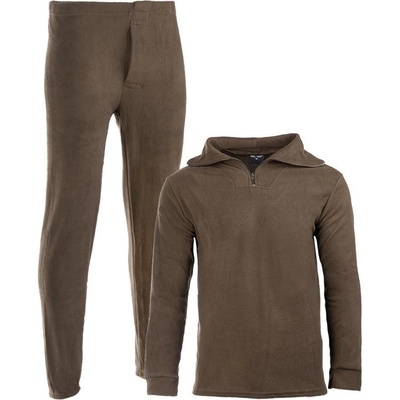 Komplet Thermofleece s límečkem olivový – Zboží Dáma