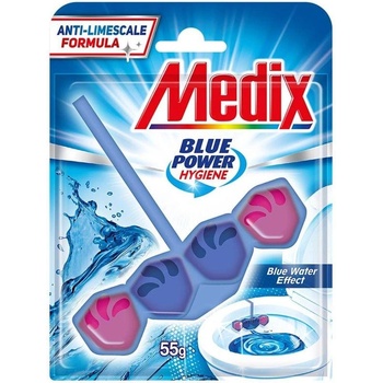 Medix Ароматизатор за тоалетна Medix WC Blue Power, твърдо блокче, (5070100158)