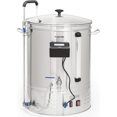 Klarstein Brauheld Smart 65 Малцов котел 2500W 65L 100°C Помпа Неръждаема стомана (BRD3-BrauheldSmart65) (BRD3-BrauheldSmart65)