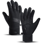  Плетени зимни ръкавици за тъч екрани - HR Insulated Winter Sport Gloves Size XL (черен)