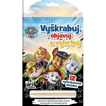 Vyškrabávacie vymaľovanky Labková patrola