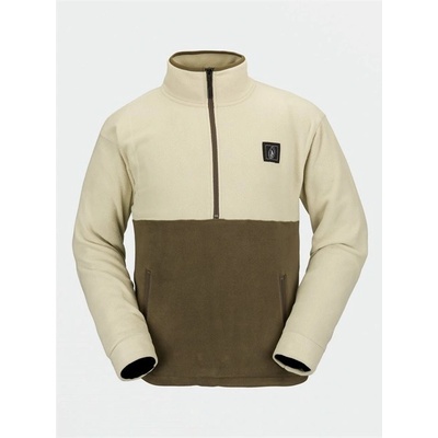 VOLCOM mikina V-Science fleece P/O 1/2 Zip off white