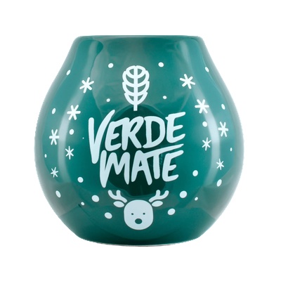 Verde Mate Керамичен калебас Verde Mate Winter time, 350 мл