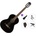 Fender CN-60S Nylon WN Premium SET 4/4 Black Класическа китара