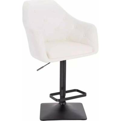 LuxuryForm Design Andora na čiernej hranatej podstave / biela