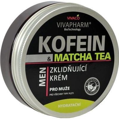 Vivaco VivaPharm Kofeínový pleťový krém s Matcha Tea 200 ml