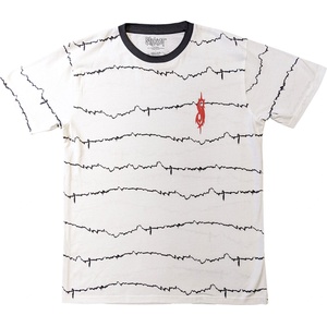 Slipknot The End, So Far Tribal-S & Barcode (Back Print Ringer) White M Риза (SKTS102MW02)