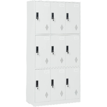 Carmen Метален шкаф Carmen CR-1244 GR - сив