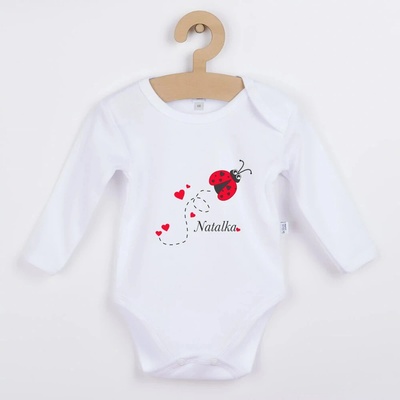 Originální dětské body s beruškou a vlastním jménem – Zboží Dáma
