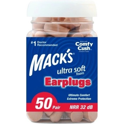 Mack's Ultra Soft špunty do uší 50 párů