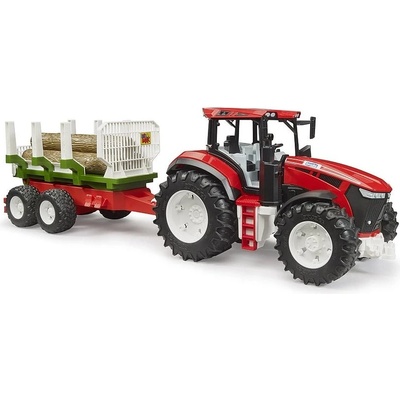 BRUDER Bruder 3453 roadmax / Трактор с ремарке за дърва и 3 трупа (br 3453)