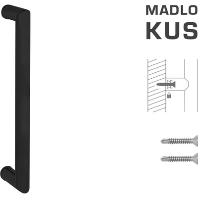 MPkovania FT - MADLO kód K02 Ø 25 mm ST ks Rozteč madla: 300 mm, Rozmer profilu madla: Ø 25 mm, Dĺžka: 325 mm