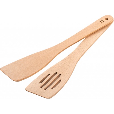 Sola Vařečka s otvory a rovná vařečka 29 cm set 2 ks Basic