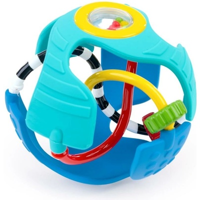Baby Einstein hračka senzorická lopta s hryzačkou Rattle & Sense 17354-6