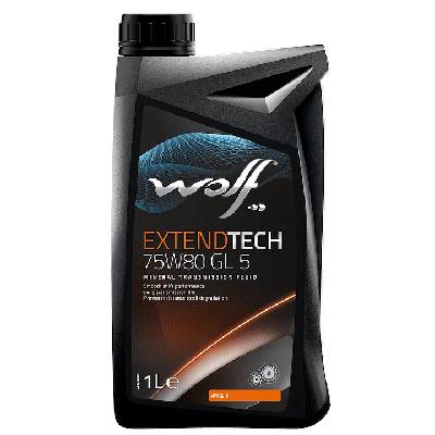 Масло за ръчна скоростна кутия Wolf Extendtech GL 5, 75W80, 1л (1L WOLF HD POLYGEAR GL 5 SAE)