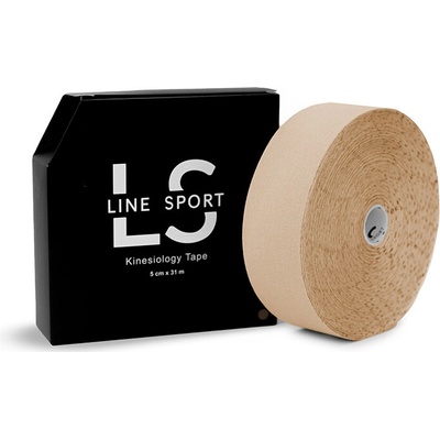 Line Sport Tape Kineziologický tejp Béžová 5 cm x 31 m