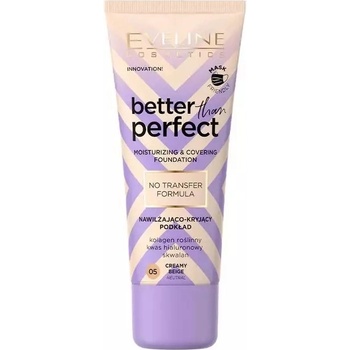 Eveline Cosmetics Better than Perfect krycí make-up s hydratačním účinkem 05 Creamy Beige Neutral 30 ml