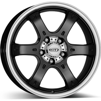 DOTZ Crunch 8x16 6x139,7 ET20 black polished