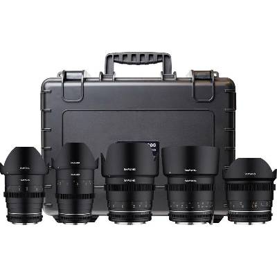 Samyang 5 KIT 14/24/35/50/85 VDSLR MK2 Canon EF + hardcase