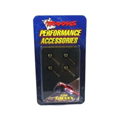 Traxxas алуминиеви сини сферични накрайници с втулка (4)