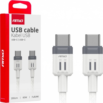 Kabel 'USB-C na USB-C 60W 200cm FullLINK AMIO-03909