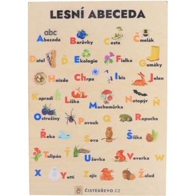 ČistéDřevo Lesní abeceda