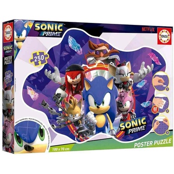 Educa Детски пъзел Educa - Sonic Prime, 250 части (EDU20026)