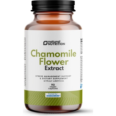 Natural Nutrition Harmanček rumanček kamilkový extrakt 90 kapsúl