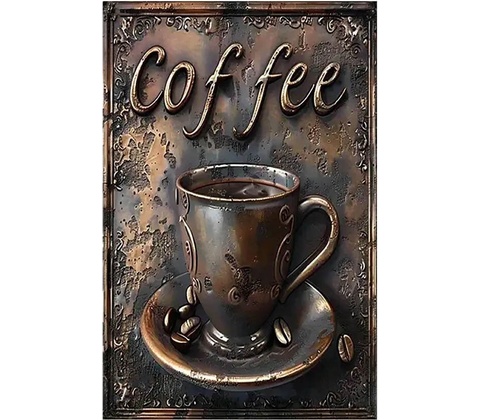 Ceduľa Coffee old