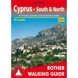 Cyprus - South & North walking guide 50 walks | Rolf Goetz, Gill Round (2010)