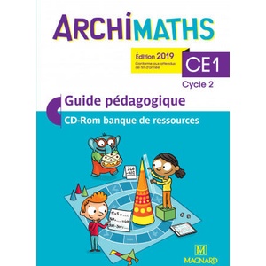 Archimaths CE1 - Banque de ressources sur CD-Rom avec guide pédagogique papier (ISBN: 9782210505247)