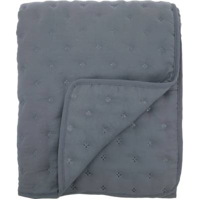 Chic Antique Měkká šedá prošívaná deka / přehoz Aix Soft 180 x 130 cm